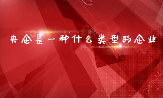 央企是一种什么类型的企业_https://m.qmgjg.com_资金管理_第1张